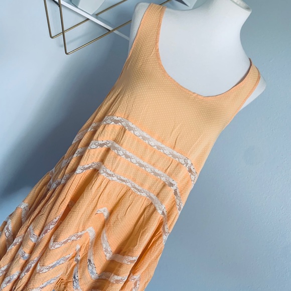 New! Free People • Voile & Lace Slip Dress • XS - Picture 4 of 16